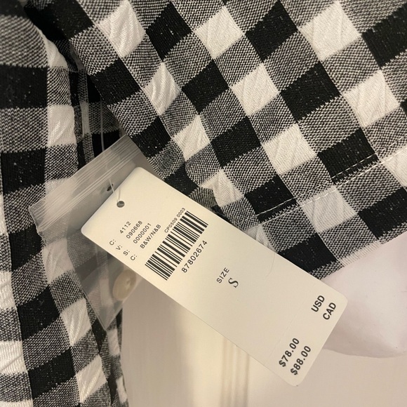 Maeve Collared Tie-Front Top - size small - Picture 3 of 5